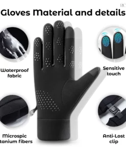 RICPIND Titanium Ionized Far Infrared Therapy ArthritisRelief Gloves