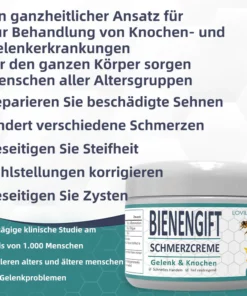 SEAGRIL™ Bienengift Schmerz- und Knochenheilungscreme