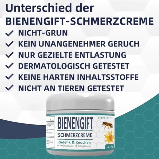 SEAGRIL™ Bienengift Schmerz- und Knochenheilungscreme