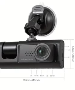 Seurico™ Drei-Kanal Dash Cam mit IR Nachtsicht und G-Sensor