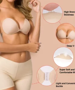 Seurico™ Strapless Adhesive Bra-Backless Reusable Invisible Push Up Bra