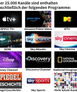 TIMNAMY™ TV-Streaming-Gerät - kostenloser Zugang zu allen Kanälen - keine monatliche Gebühr