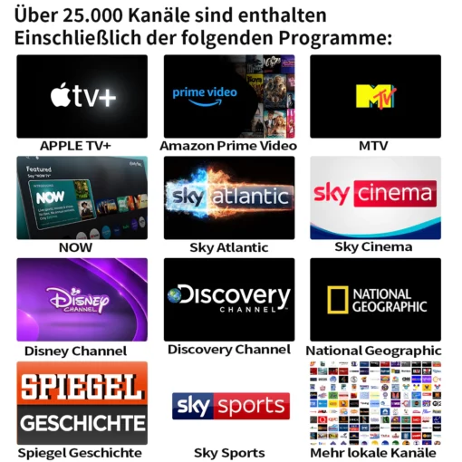 TIMNAMY™ TV-Streaming-Gerät - kostenloser Zugang zu allen Kanälen - keine monatliche Gebühr