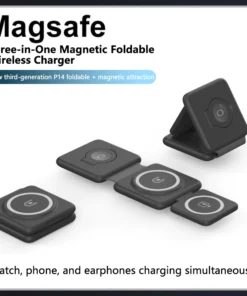 The FoldMag 3rd Gen - Magnetic Triple-in-One Wireless Charger