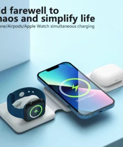 The FoldMag 3rd Gen - Magnetic Triple-in-One Wireless Charger