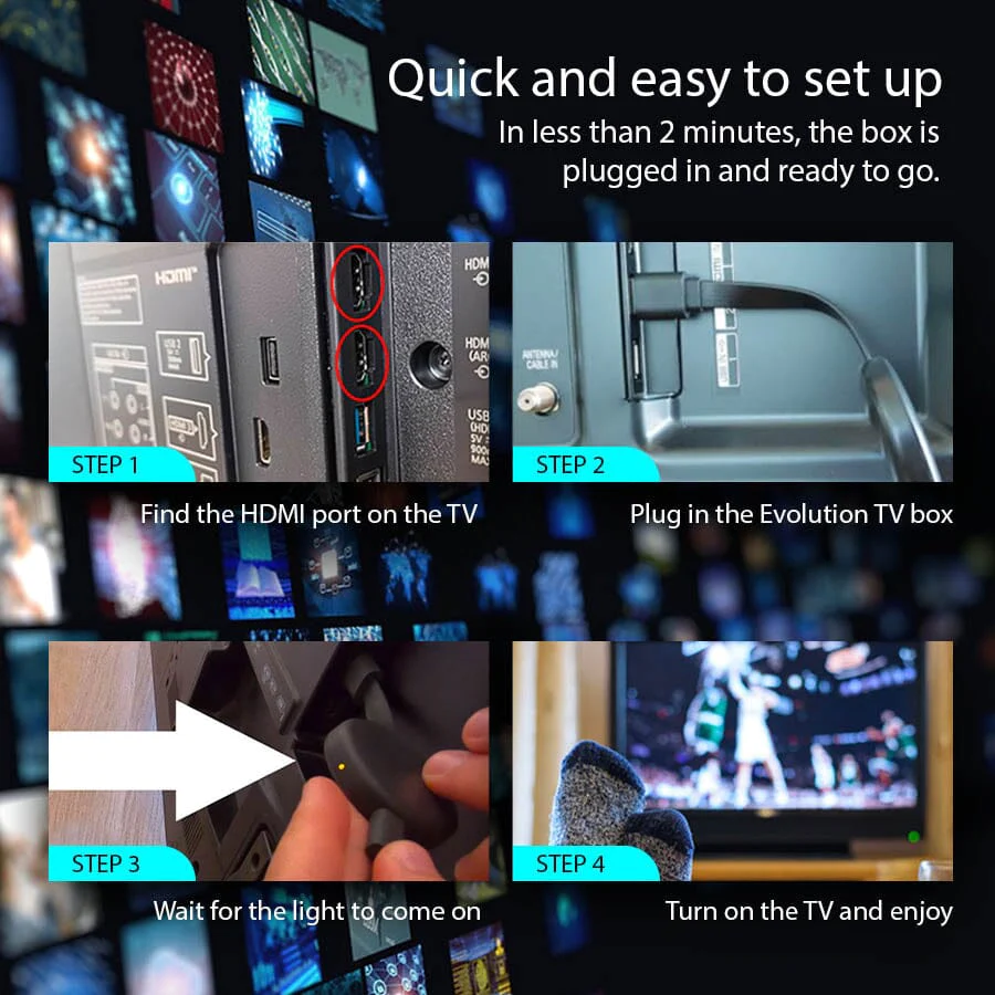 UnboundScreen™ 4K TV Evolution - Access all channels for FREE