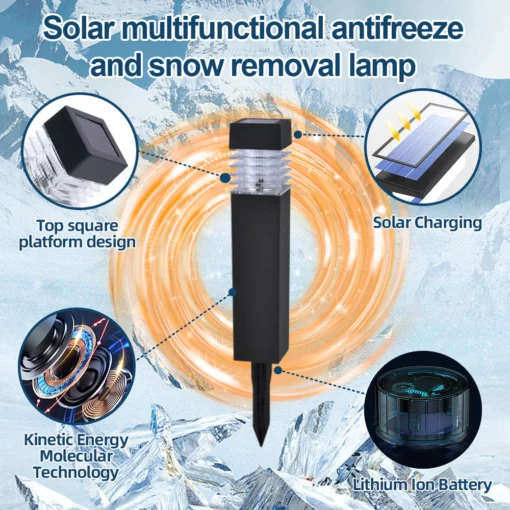 WREE™ Solar-Powered Electromagnetic Resonance De-Icing Lamp - Zero Energy Consumption