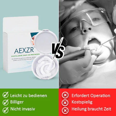 AEXZR™ Einstellbare Snap-On-Prothesen