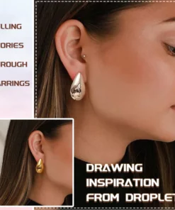 Ceoerty™ Glimmering Droplet Dangle Earrings