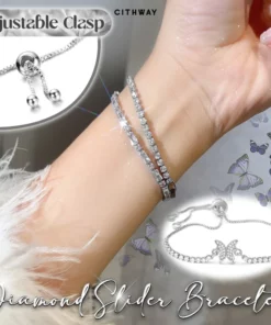 Cithway™ Diamond Butterfly Slider Bracelet