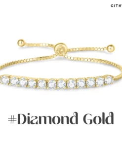 Cithway™ Diamond Butterfly Slider Bracelet