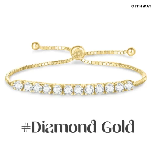 Cithway™ Diamond Butterfly Slider Bracelet