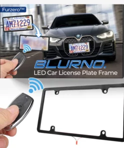 Furzero™ BlurNO. LED Car License Plate Frame