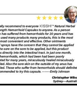 Kisshi™ Natural Herbal Strength Hemorrhoid Capsules