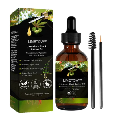 LIMETOW™ Black castor oil hair growth serum