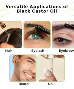 LIMETOW™ Black castor oil hair growth serum