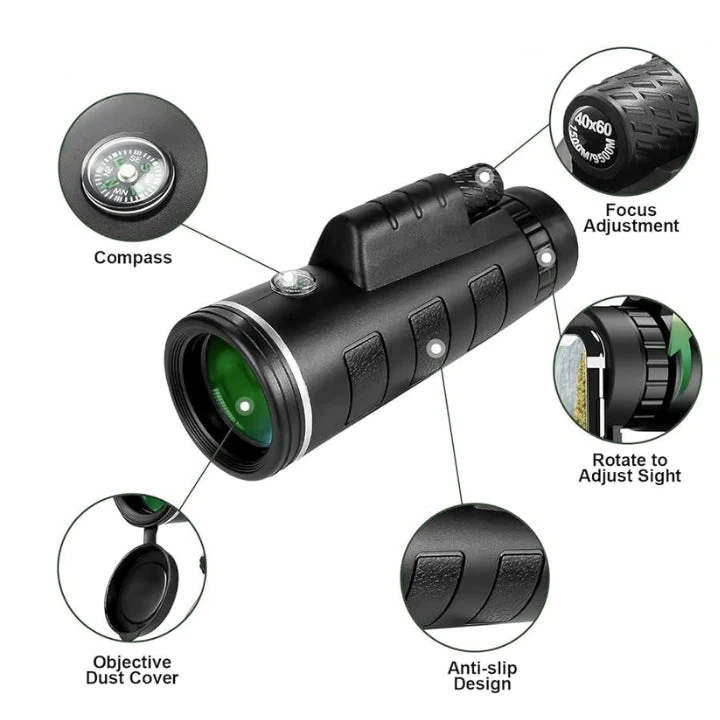 Lyseemin™ StellarView 500X Ultraportables Nachtsicht-Fernglas