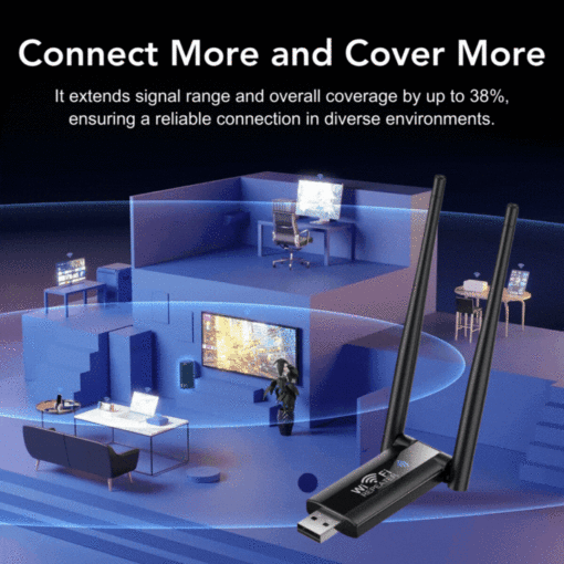 Lyseemin™ Tragbarer Satellit WiFi USB