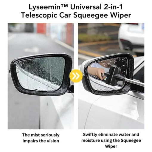 Lyseemin™ Universal 2-in-1 Telescopic Car Squeegee Wiper