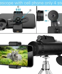 NOWORDUP 500X Night Vision Ultra-Portable Telescope