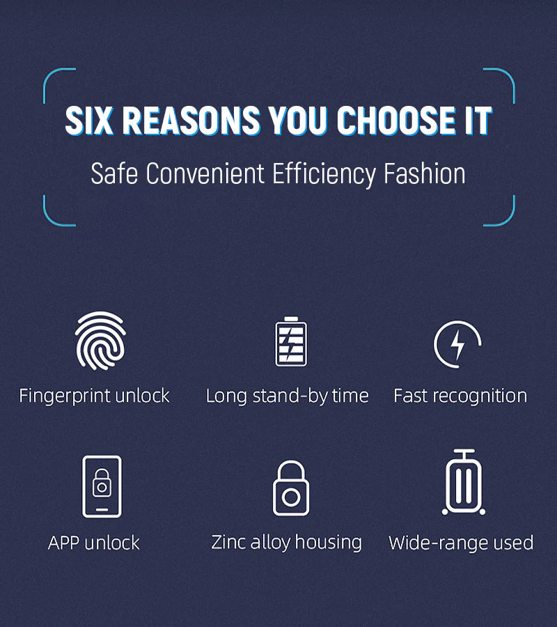 NOWORDUP™ Smart Electronic Fingerprint Lock