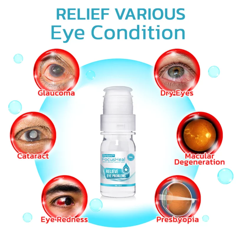 Ourlyard™ FocusHeal Vision Lubricant Tears Eye Drops