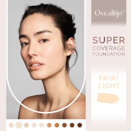 Oveallgo™ Easy Blend Coverage Foundation with Buffing Brush