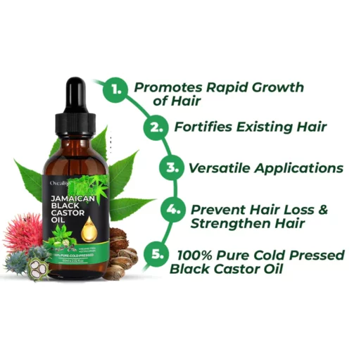 Oveallgo™ Hexane-Free Jamaican Black Castor Oil