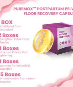 PureMox™ Postpartum Pelvic Floor Recovery Feminine Wellness Antimicrobial Capsules