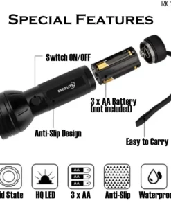 RICPIND 2 UltraBeam UV Ultraviolet Flashlight