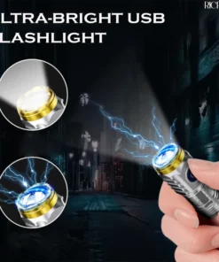 RICPIND 50M Volt Power Guardian USB Flashlight