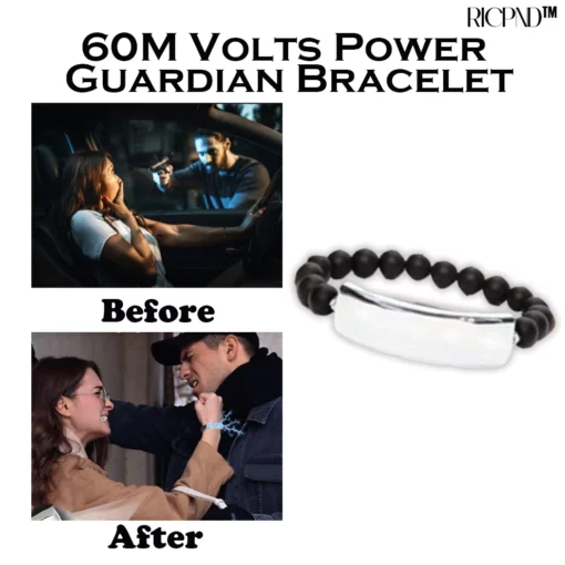 RICPIND 60M Volts Power Guardian Bracelet- Security Protection