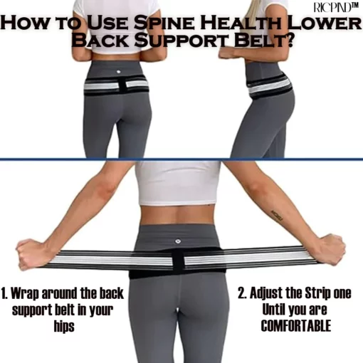 RICPIND Spine Health Lower Back Support Belt