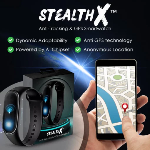 STEALTHX™ Anti-Tracking & GPS Smartwatch