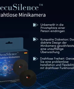 SecuSilence™ Drahtlose Minikamera