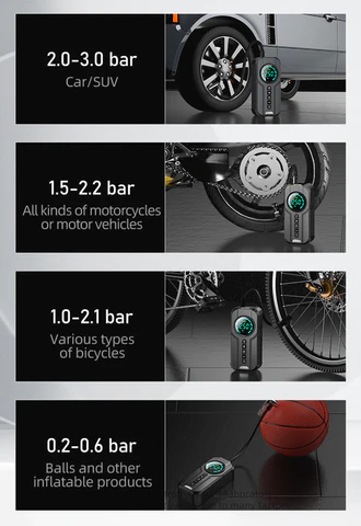 Seurico™ Smart Multipurpose Air Compressor - Jump Starters - Battery Charging Systems