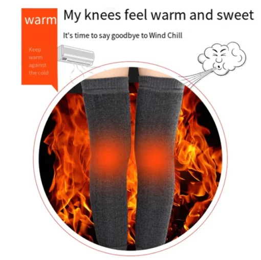 Sugoola™ 2pcs Cashmere Leg Warmer Wool Warm Thickened And Fleece For Men's & Women