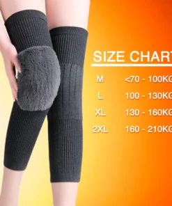 Sugoola™ 2pcs Cashmere Leg Warmer Wool Warm Thickened And Fleece For Men's & Women