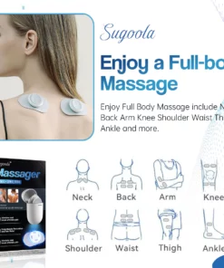 Sugoola™ [EMS] Electric Muscle Stimulation Therapy - Smart Portable Massager