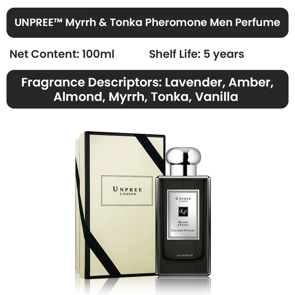 UNPREE™ Myrrh & Tonka Pheromone Men Perfume