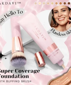 Zakdavi™ Super Coverage Foundation with Buffing Brush