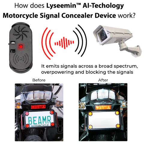 iRosesilk™ AI-Techology Motorcycle Signal Concealer Device