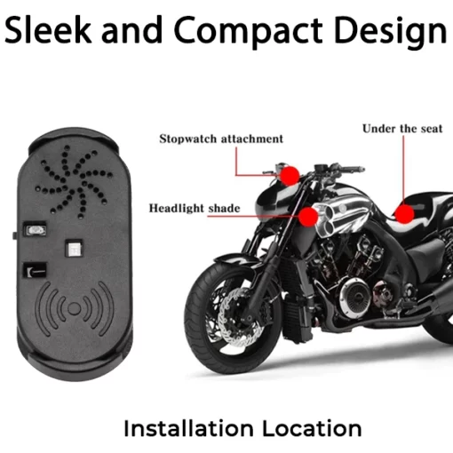 iRosesilk™ AI-Techology Motorcycle Signal Concealer Device