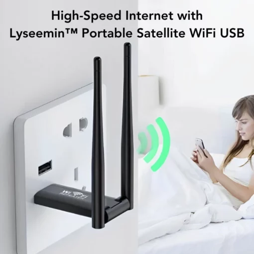 iRosesilk™ Satélite Portátil WiFi USB