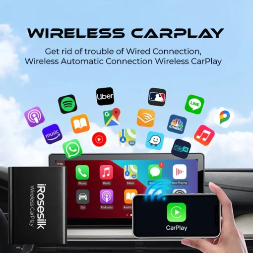 iRosesilk™ Ultimate Wireless CarPlay