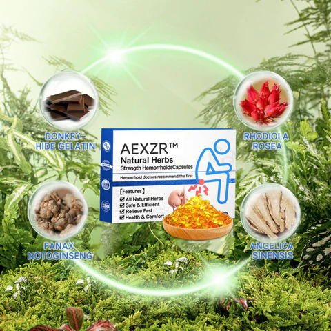 AEXZR™ Natural Herbal Strength Hemorrhoid Capsules