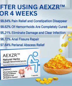 AEXZR™ Natural Herbal Strength Hemorrhoid Capsules