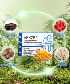 AEXZR™ Natural Herbal Strength Hemorrhoid Capsules