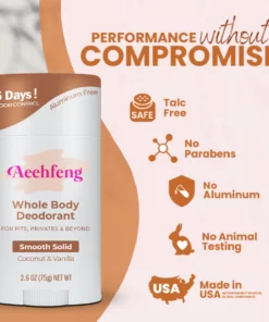 Aeehfeng™ Natural Aluminum-Free Deodorant - Eliminate body odor permanently