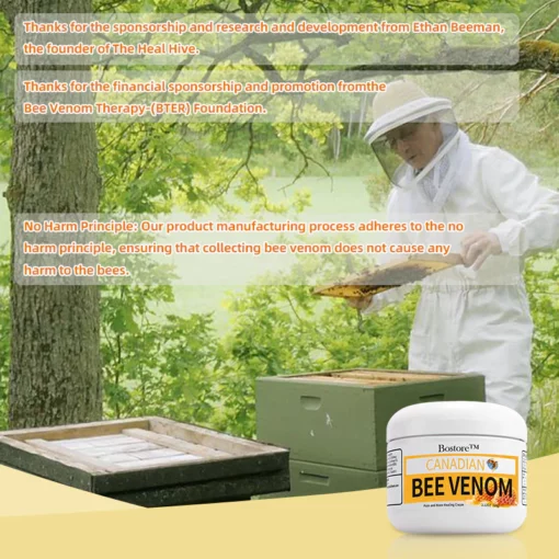 Bostore™ Canadian honey bee Venom Pain and Bone Healing Cream